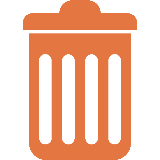 Icone d'un contenant à déchet